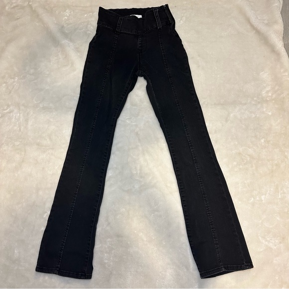 Forever21 Black Flare Bell Bottom Jeans Size 25 - Picture 12 of 13
